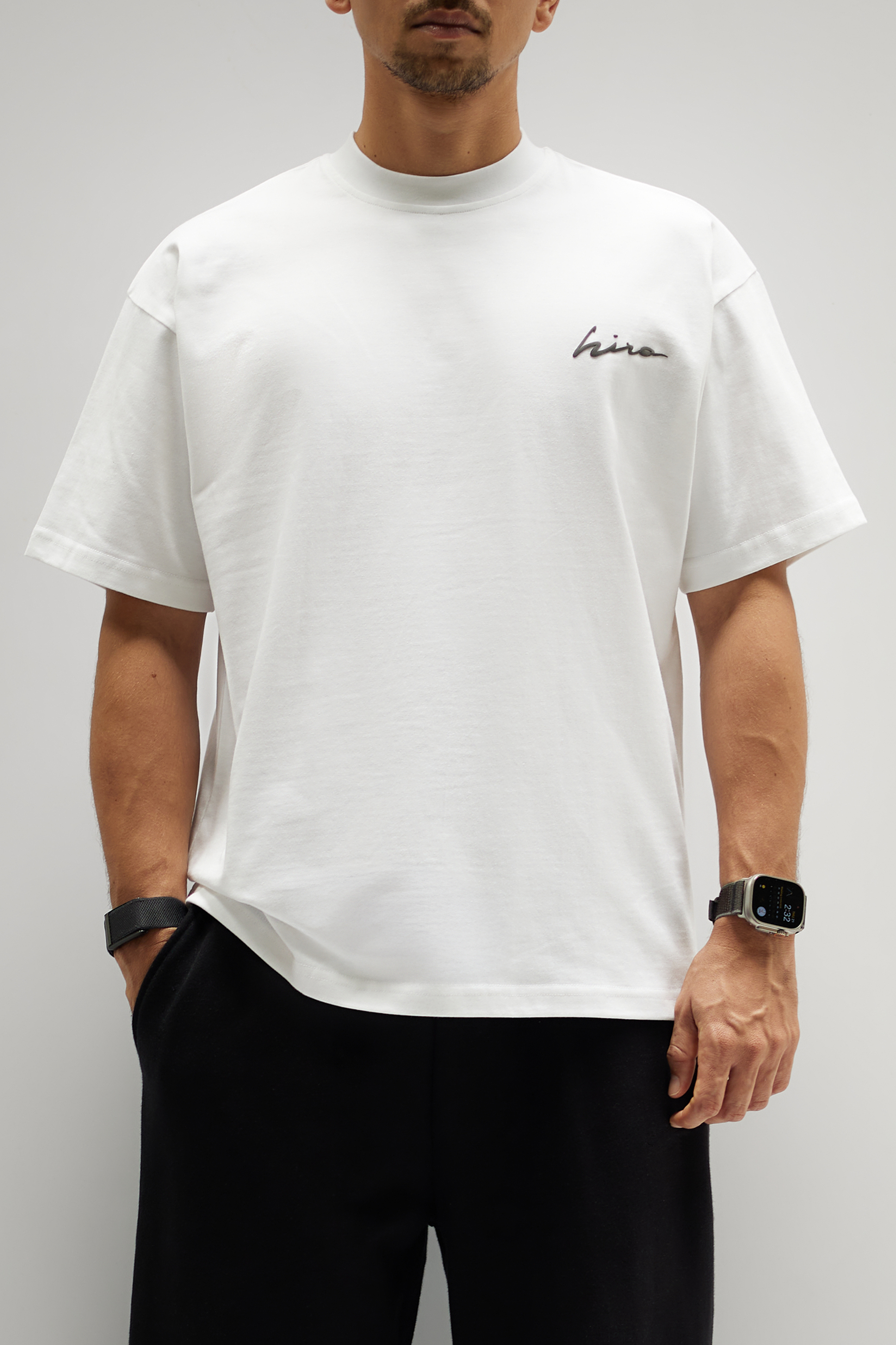 HIRO BASIC T-SHIRT IN WHITE