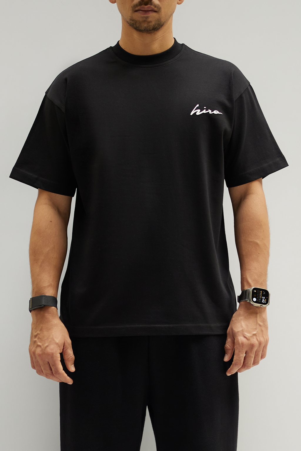 HIRO BASIC T-SHIRT IN BLACK