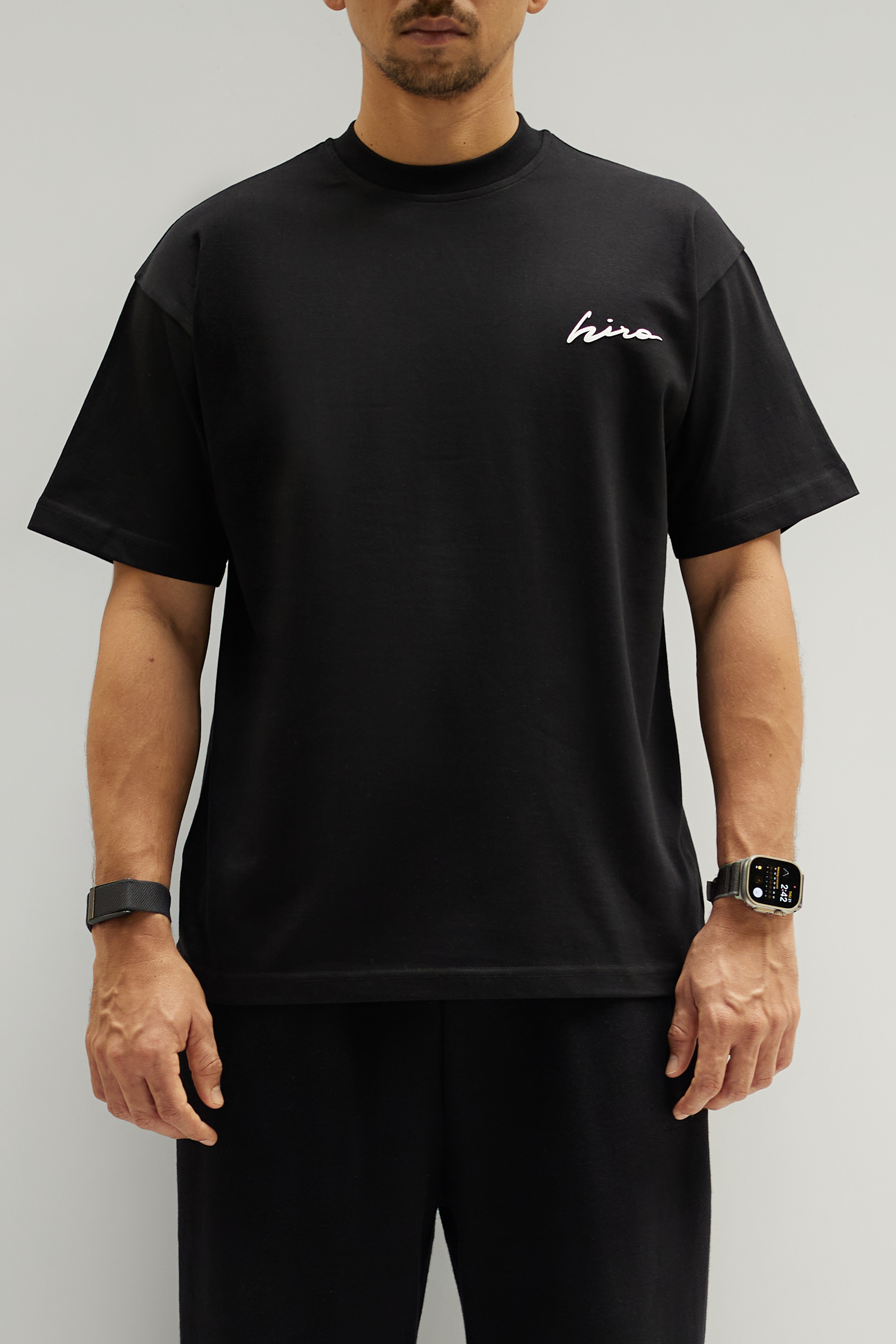 HIRO BASIC T-SHIRT IN BLACK