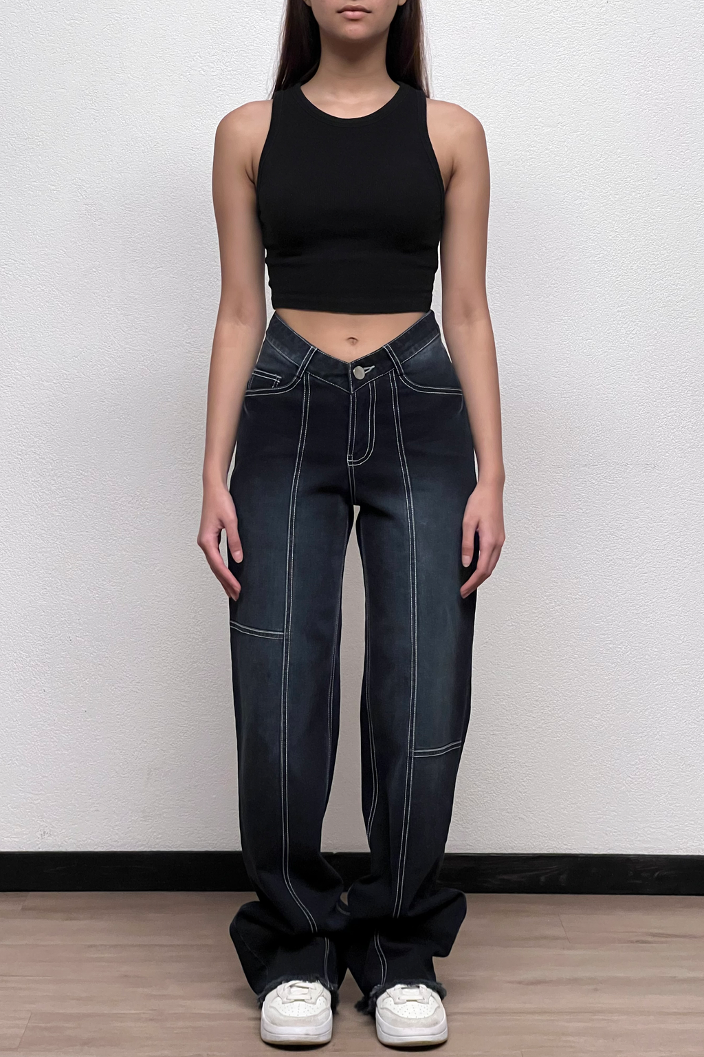 BRITNEY PANTS IN CHARCOAL BLACK