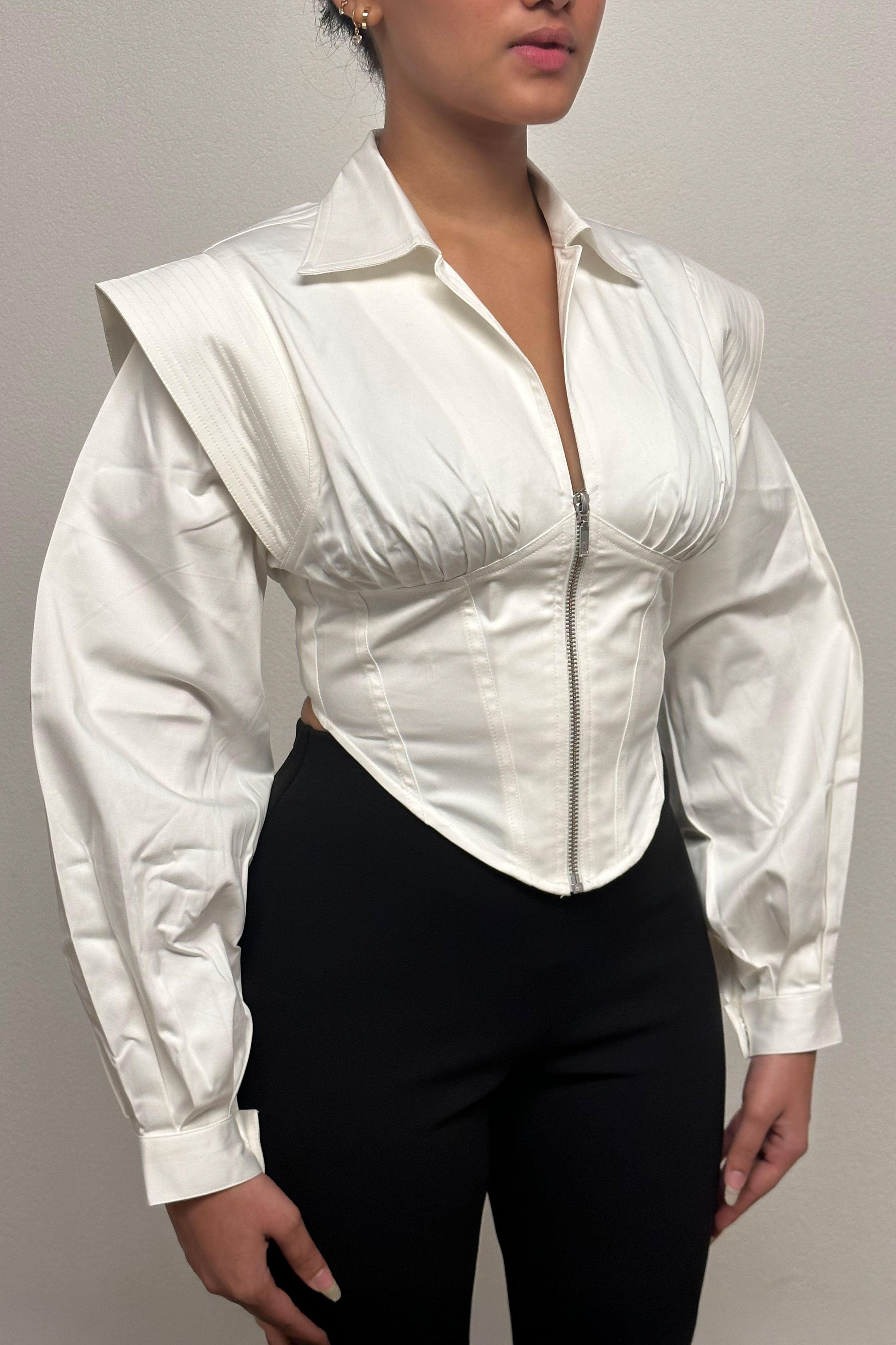 SCANDAL SHIRT IN WHITE