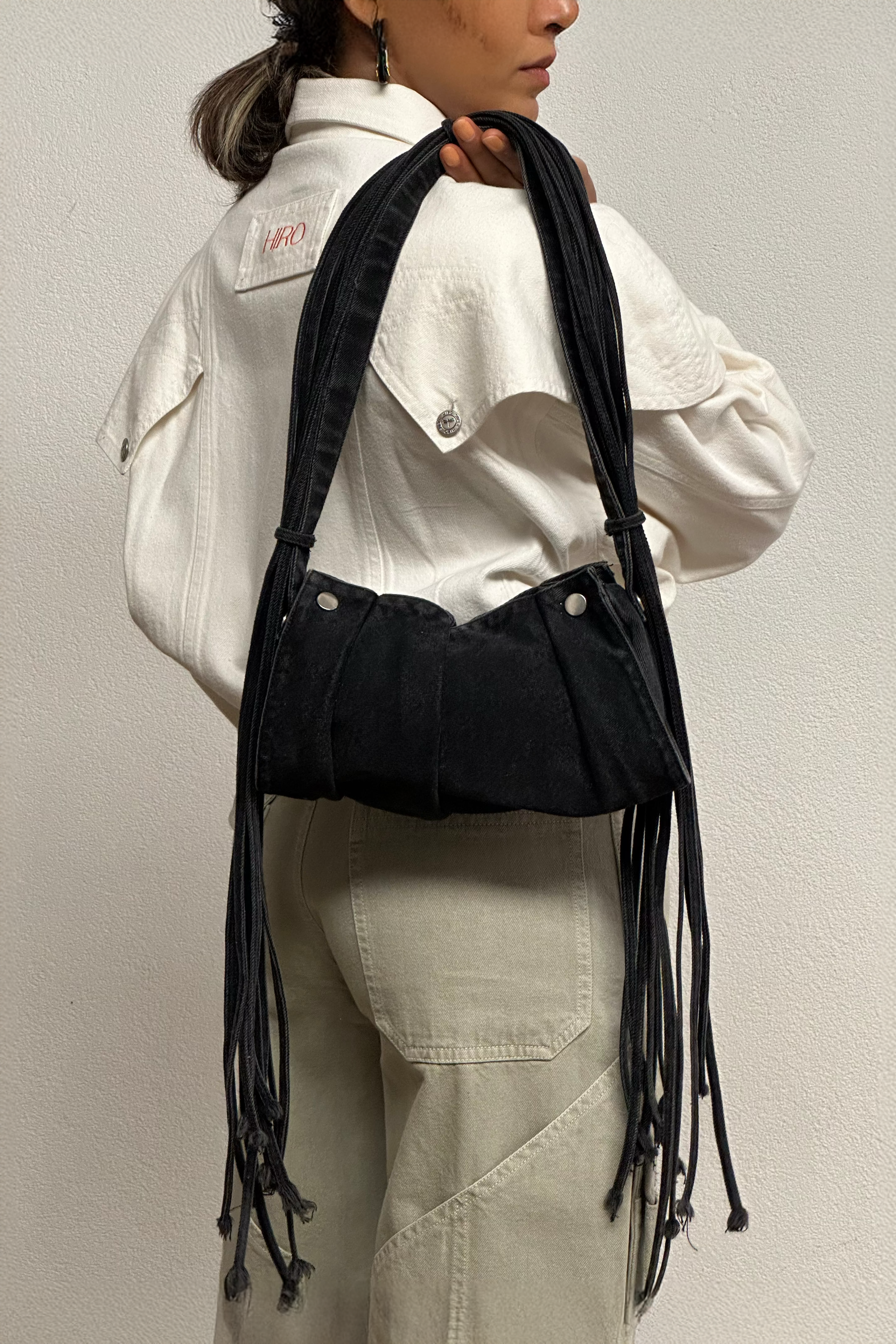 RODEO STRING BAG IN BLACK