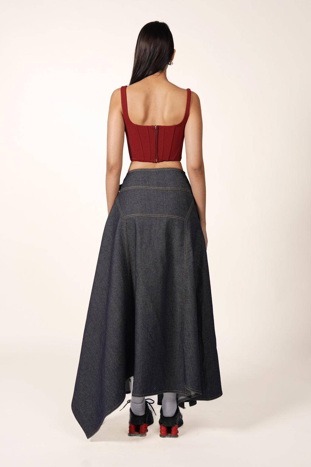 BEATRICE CORSET IN MAROON