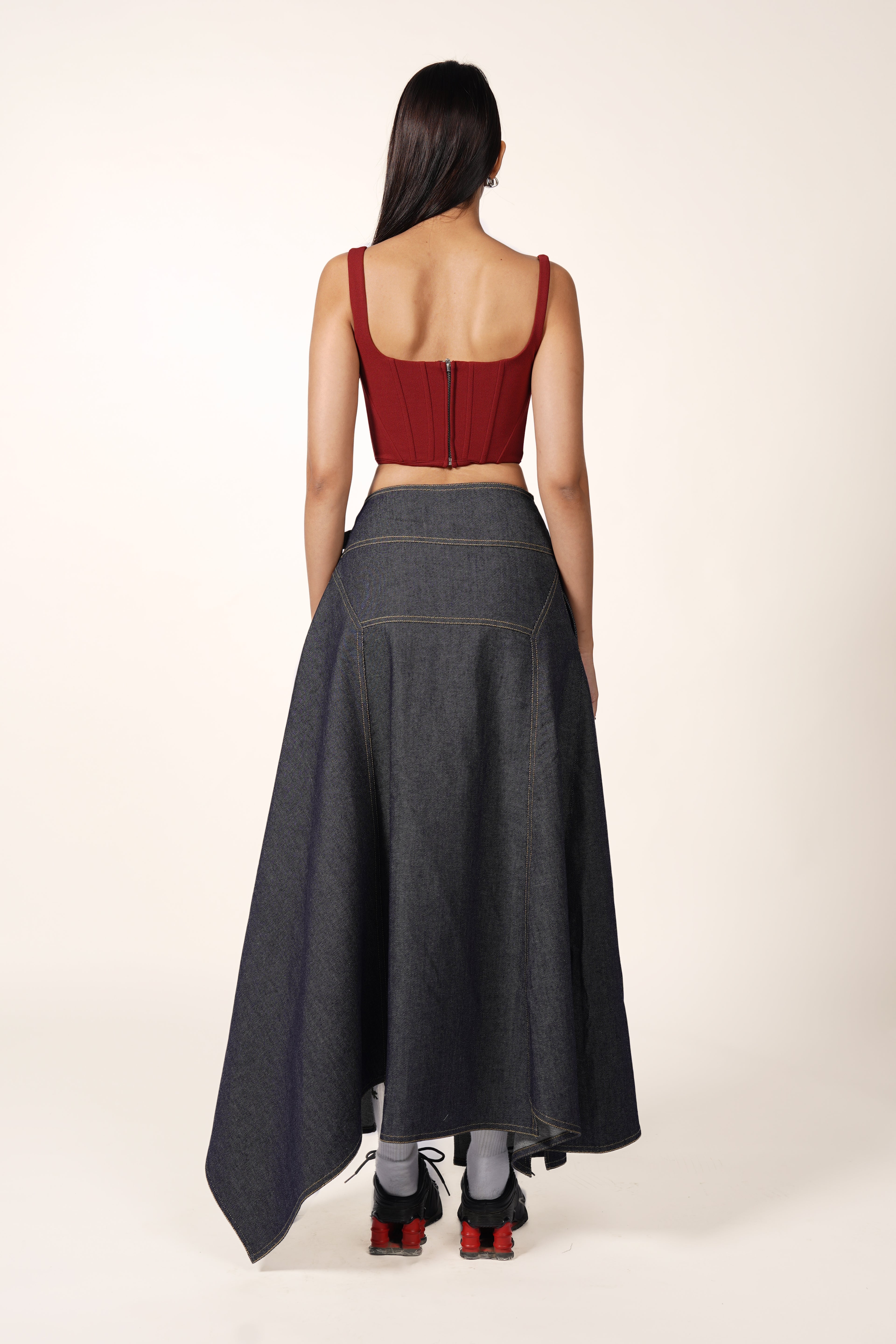 BEATRICE CORSET IN MAROON