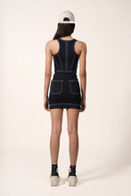 Load image into Gallery viewer, SERENA DENIM DRESS IN MIDNIGHT BLUE
