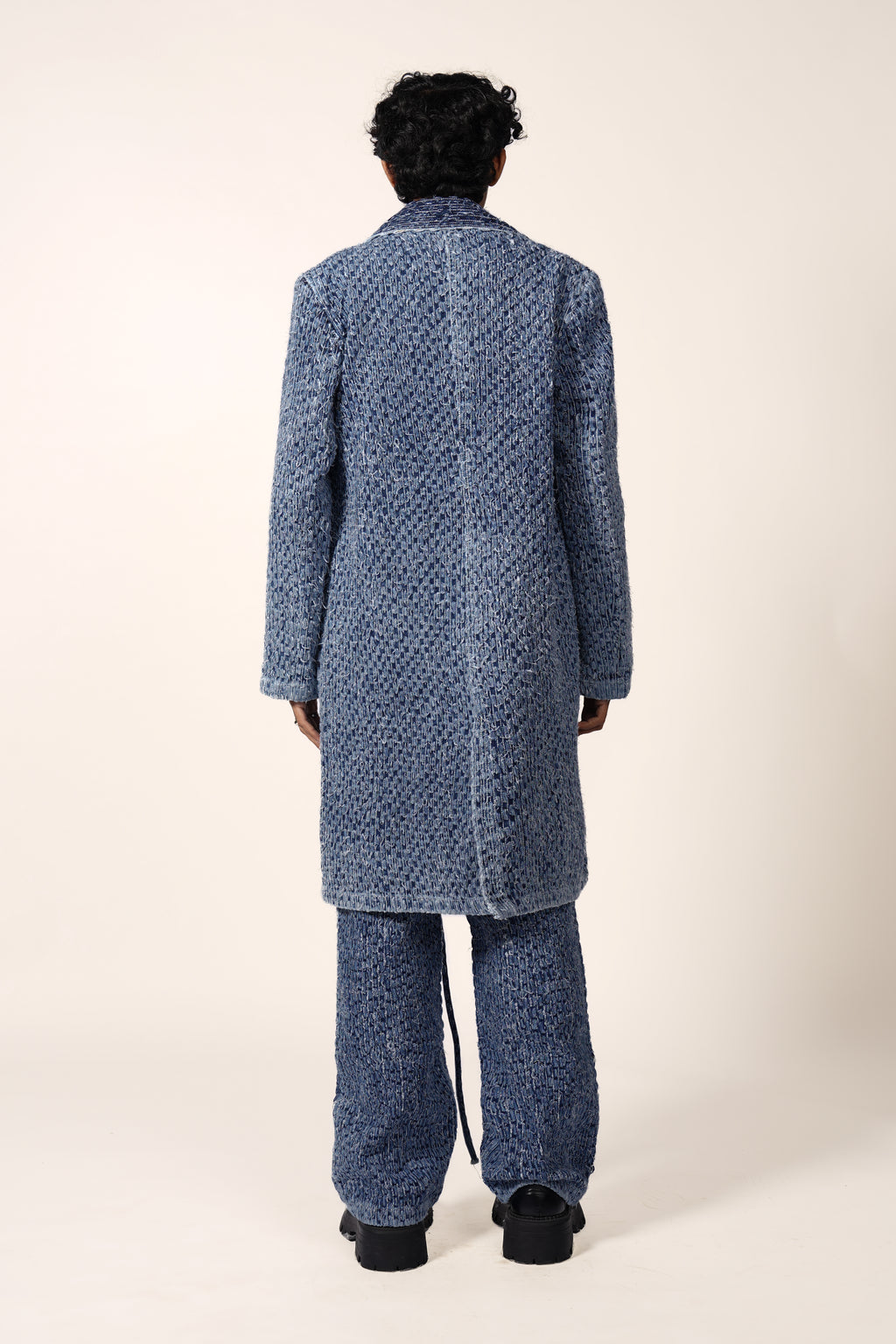 RIPPER TRENCH COAT IN BLUE