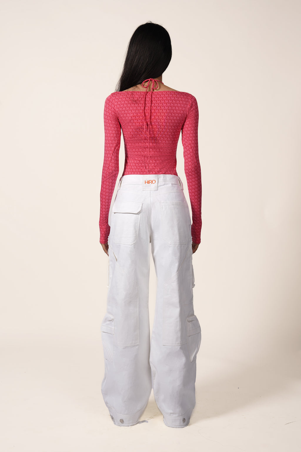 BIKER BODYSUIT IN PINK