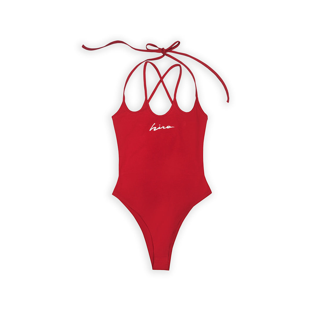 BAYWATCH BODYSUIT IN RED