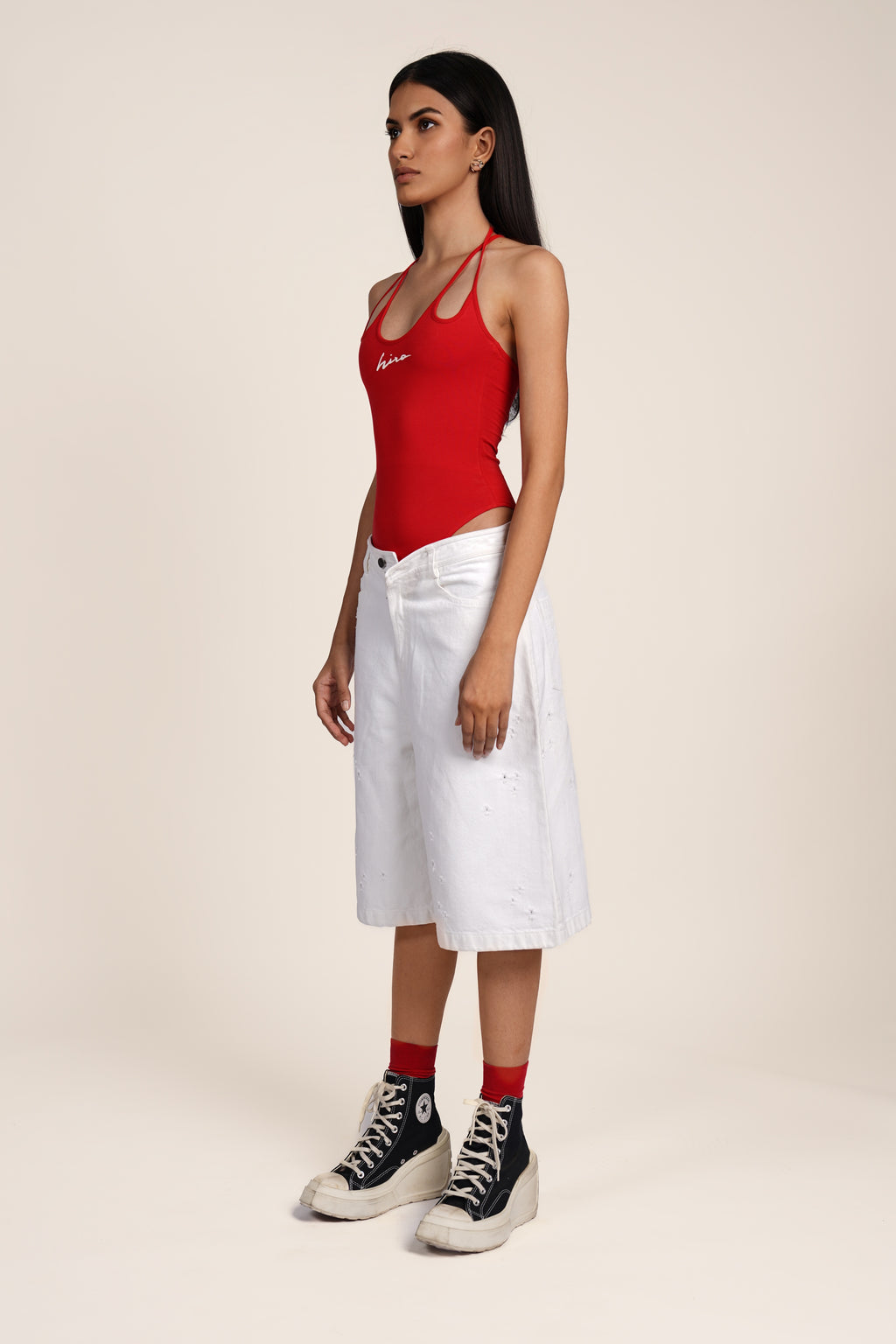 BAYWATCH BODYSUIT IN RED