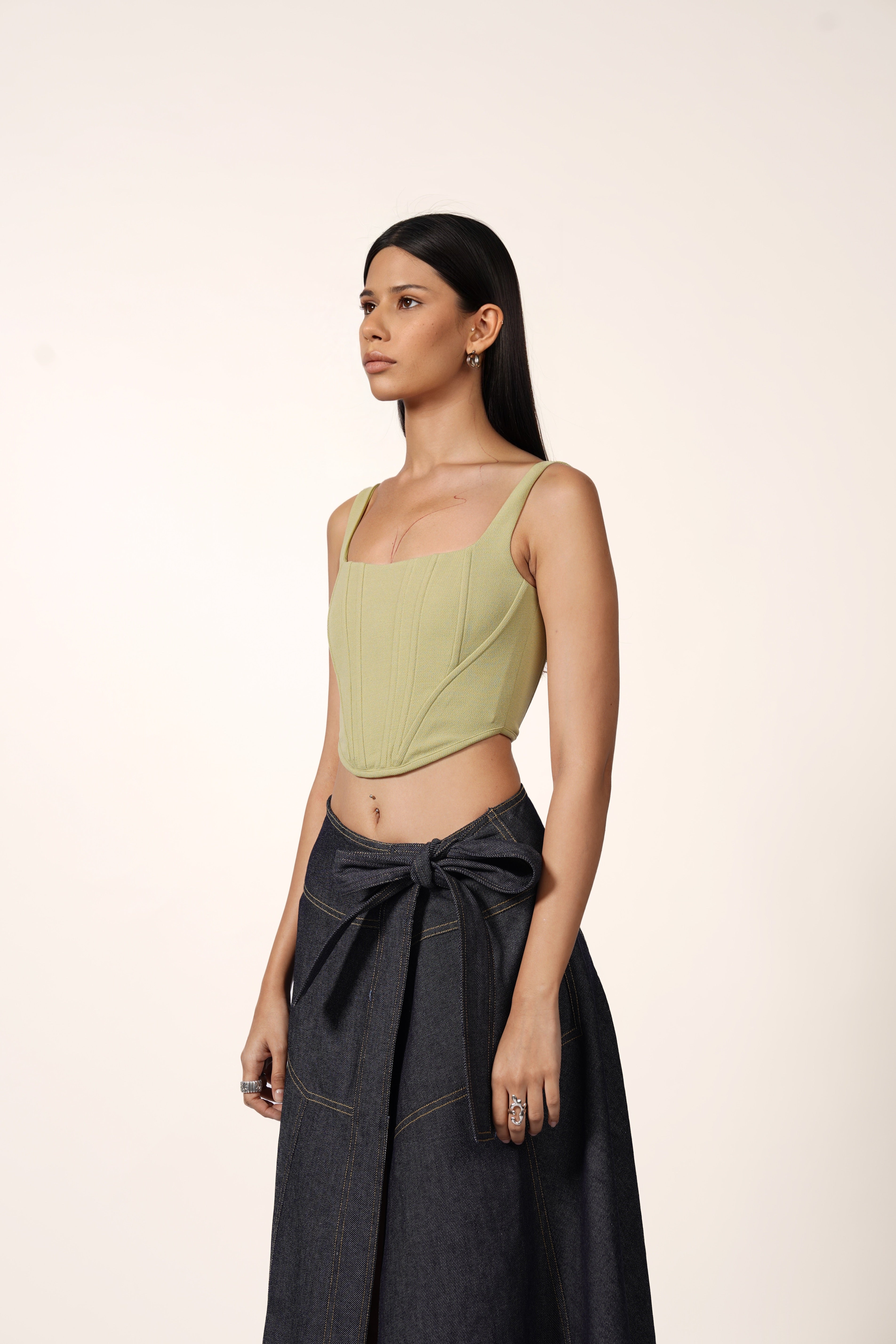 BEATRICE CORSET IN GREEN