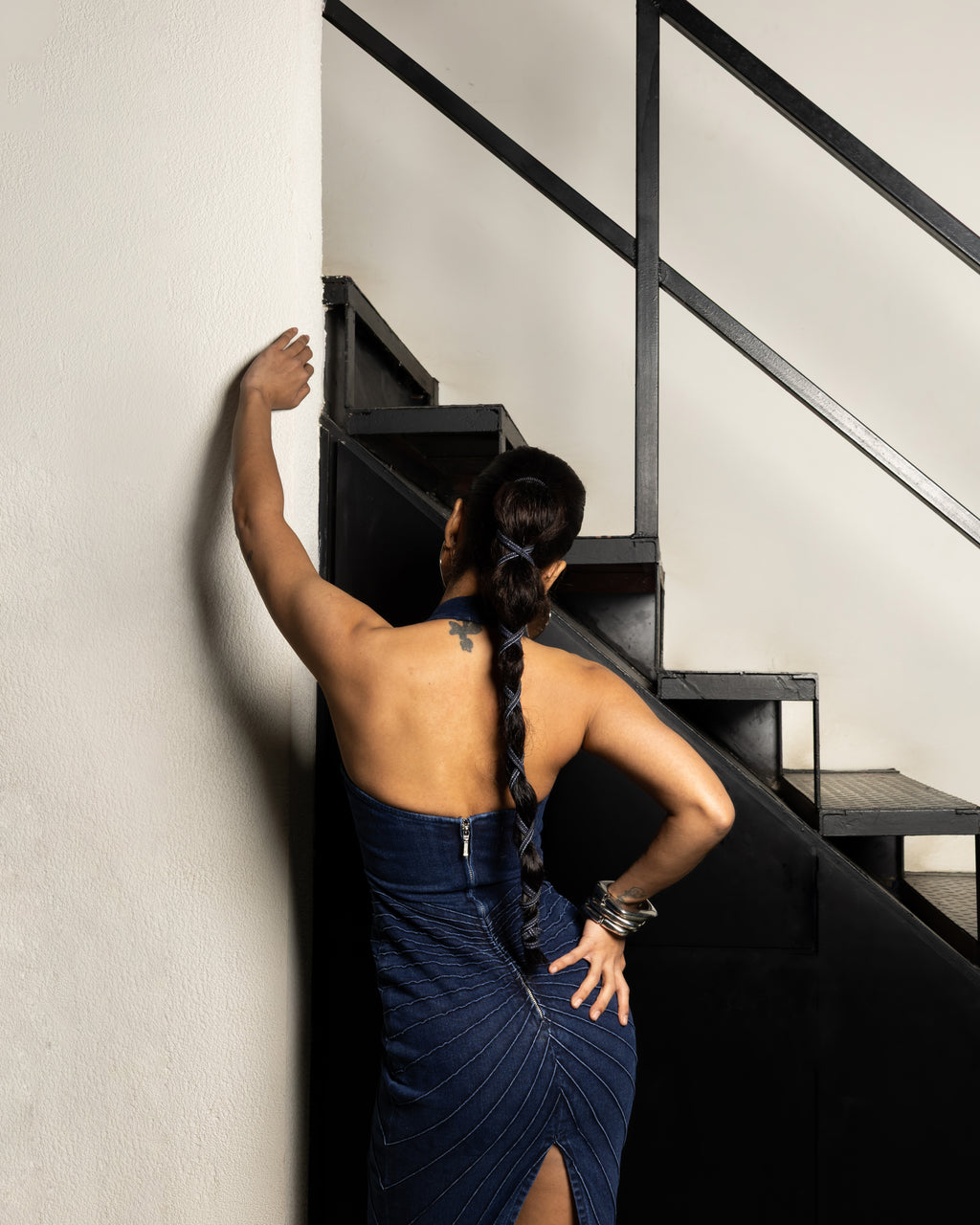 NOVA DENIM DRESS
