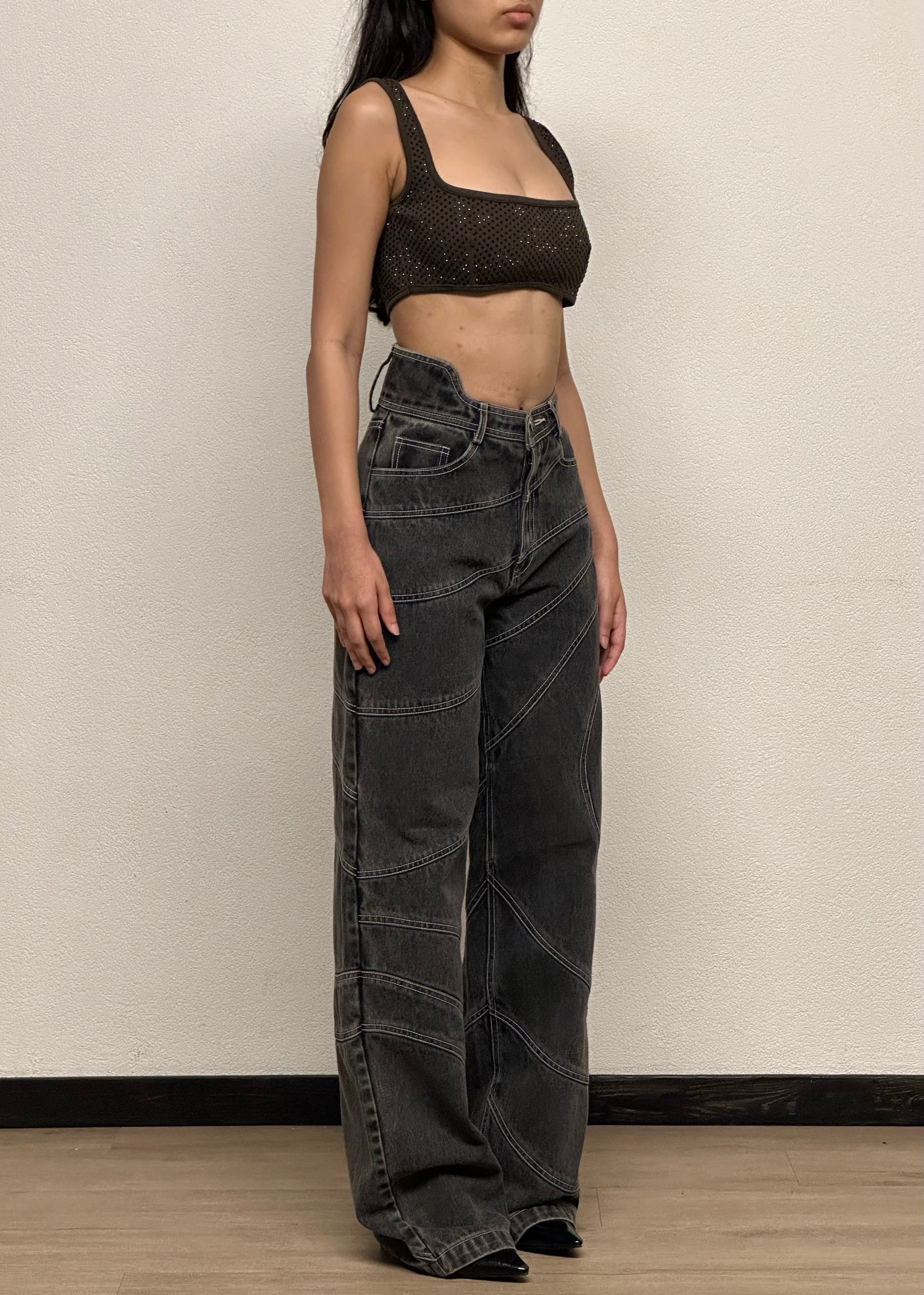 WAVE PANT IN ASH GREY
