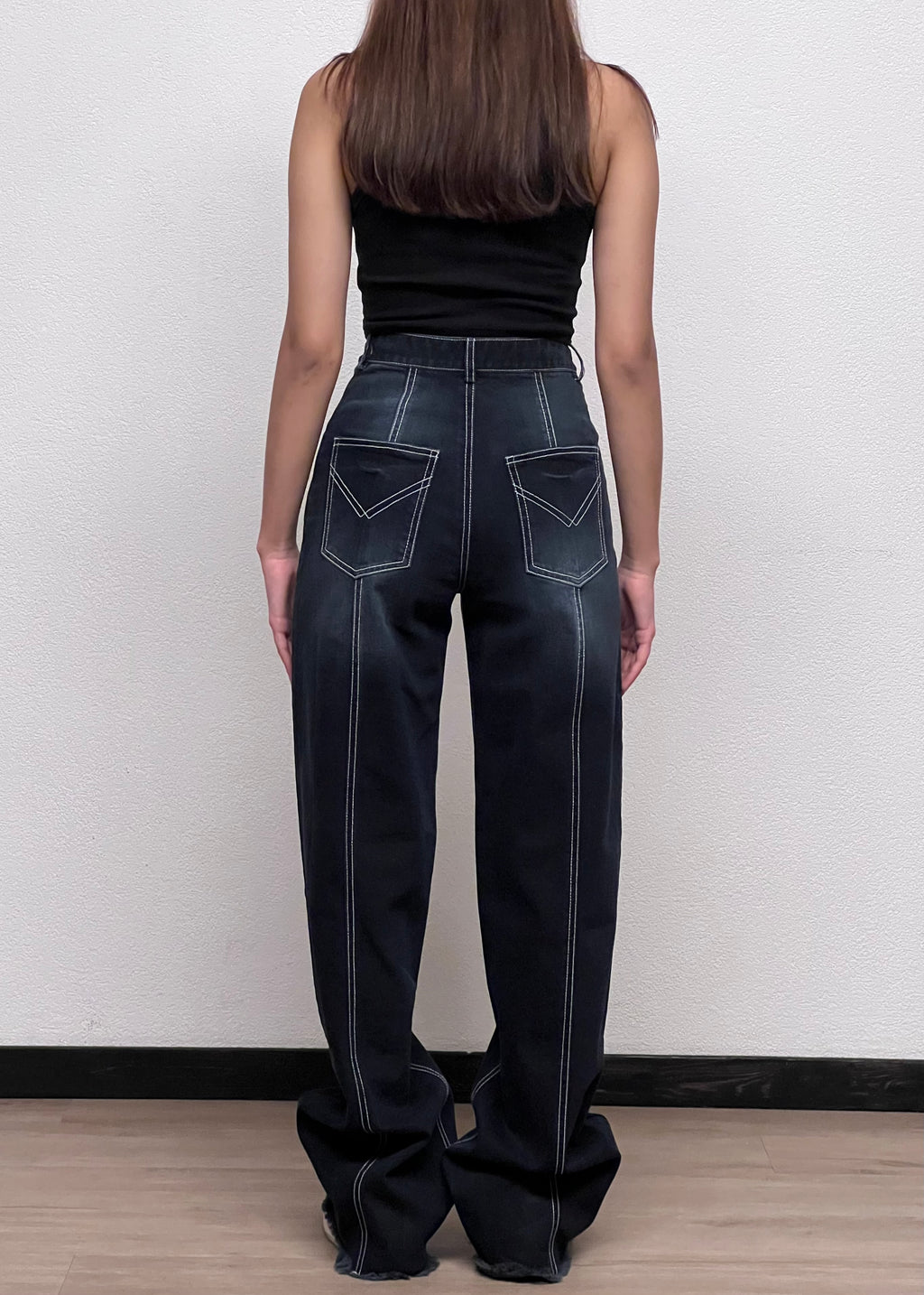 BRITNEY PANTS IN CHARCOAL BLACK