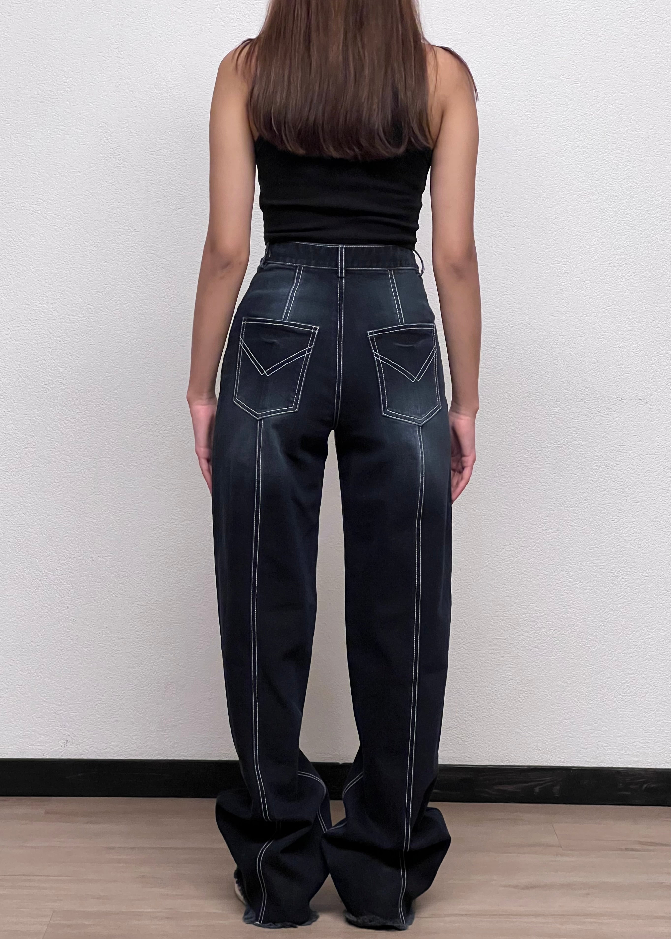 BRITNEY PANTS IN CHARCOAL BLACK