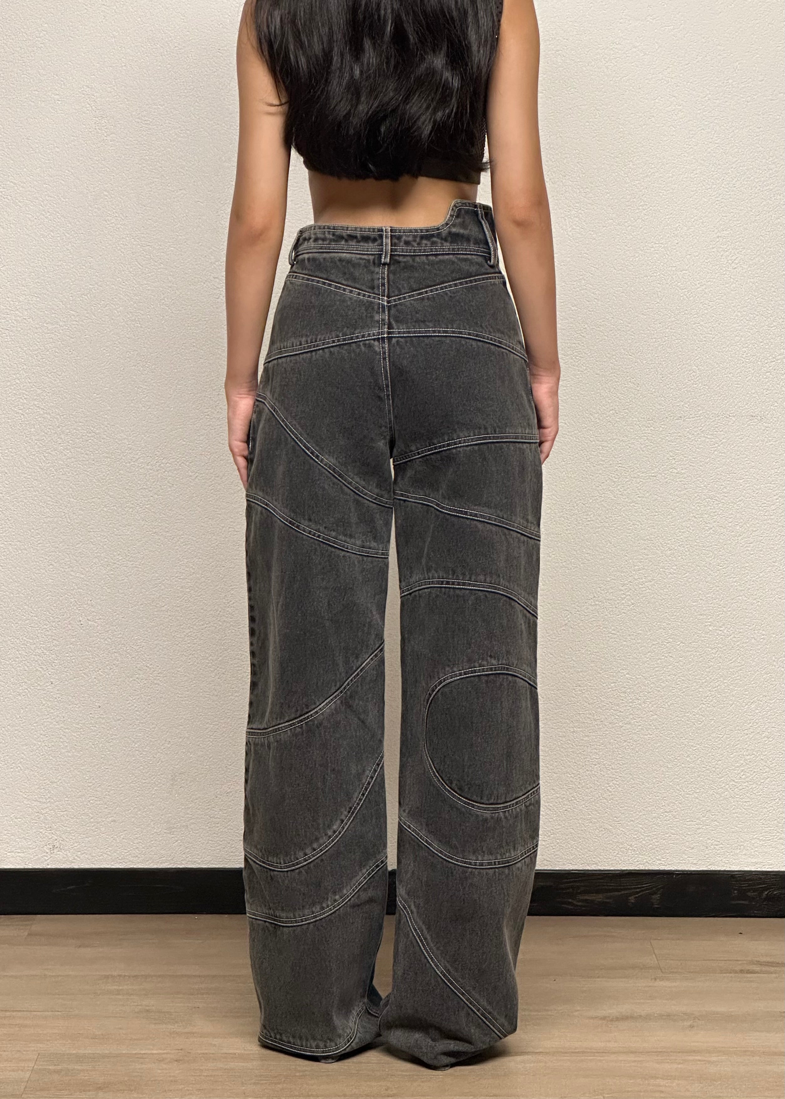 WAVE PANT IN ASH GREY