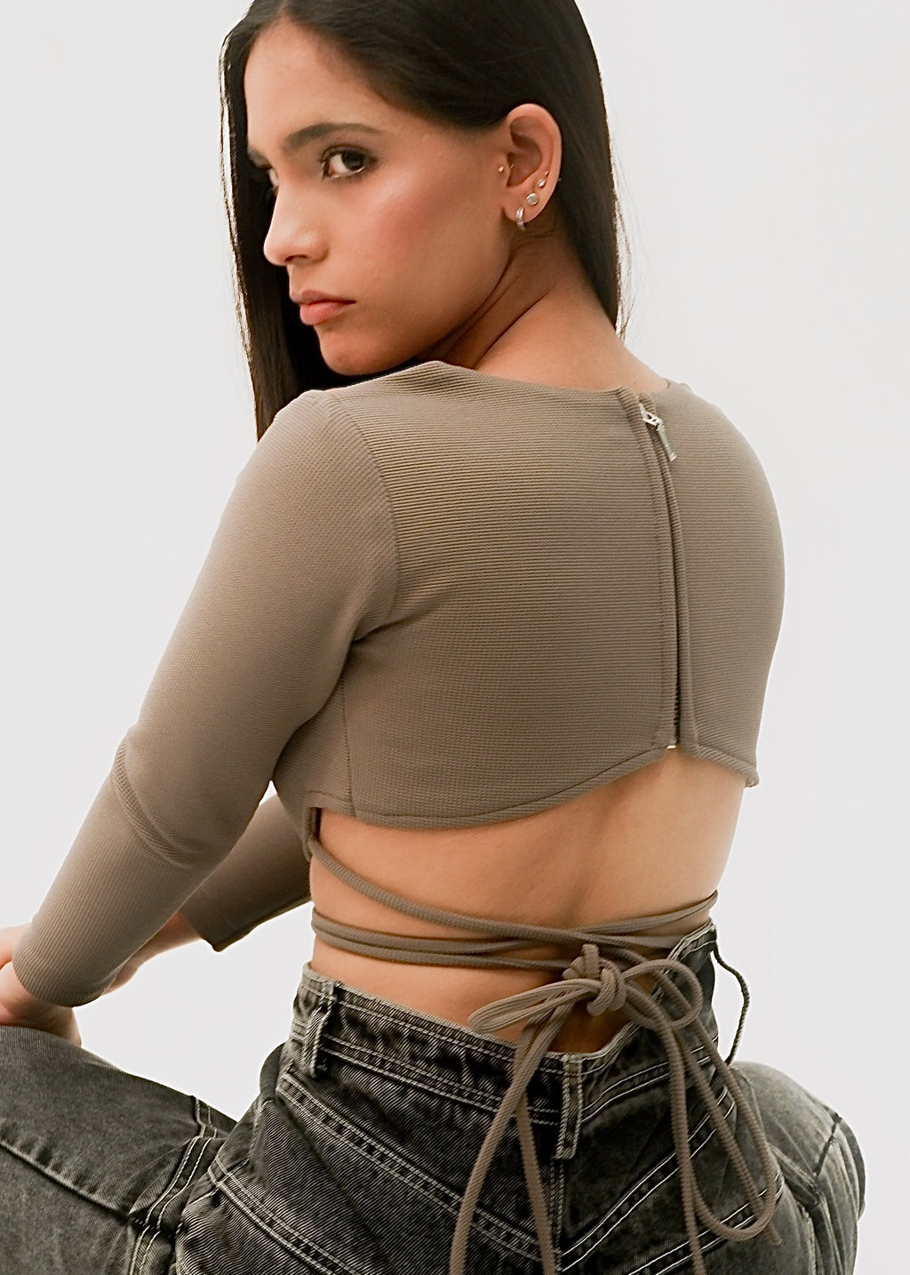 IVY BRALETTE IN ASHGREY