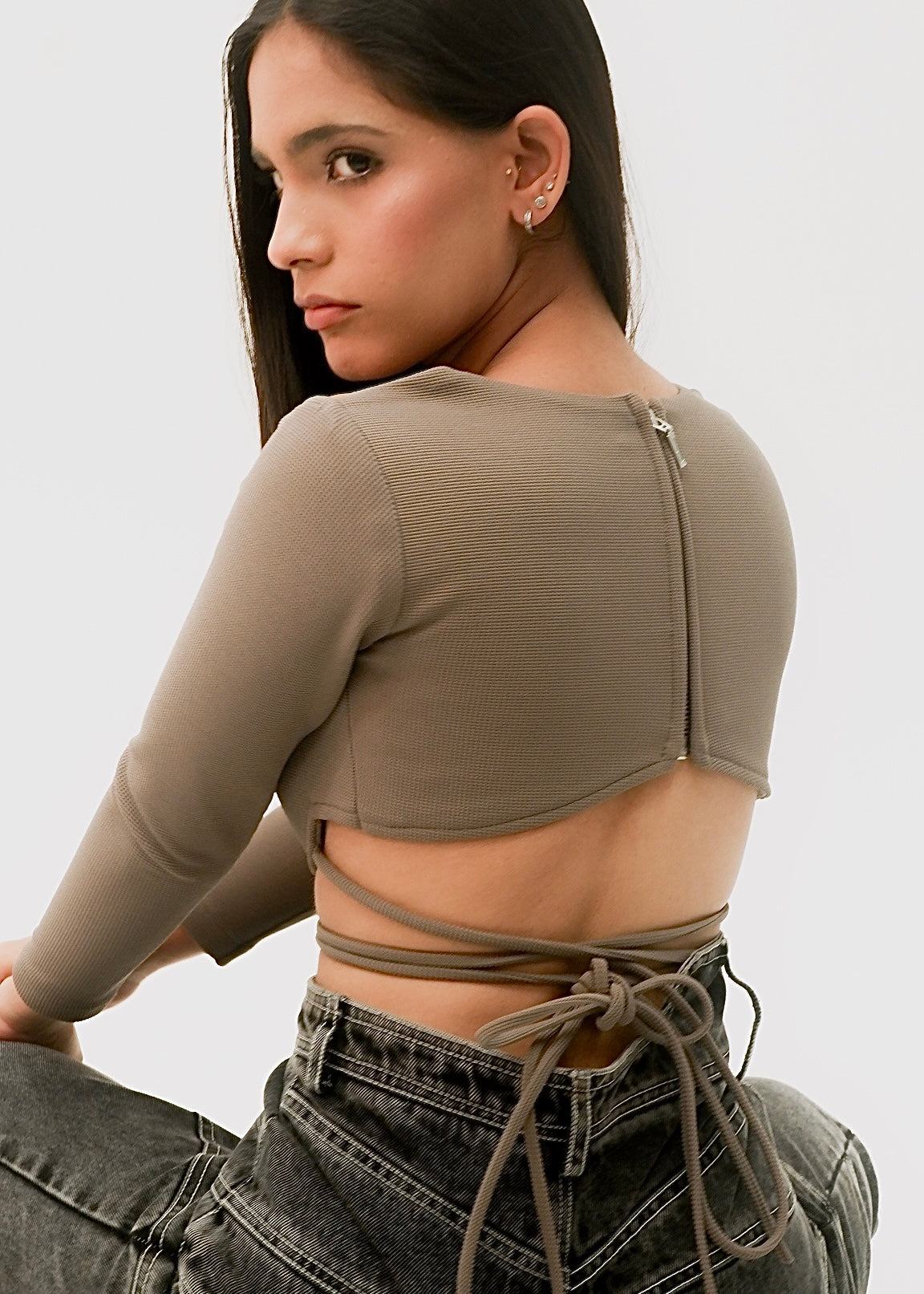 IVY BRALETTE IN ASHGREY
