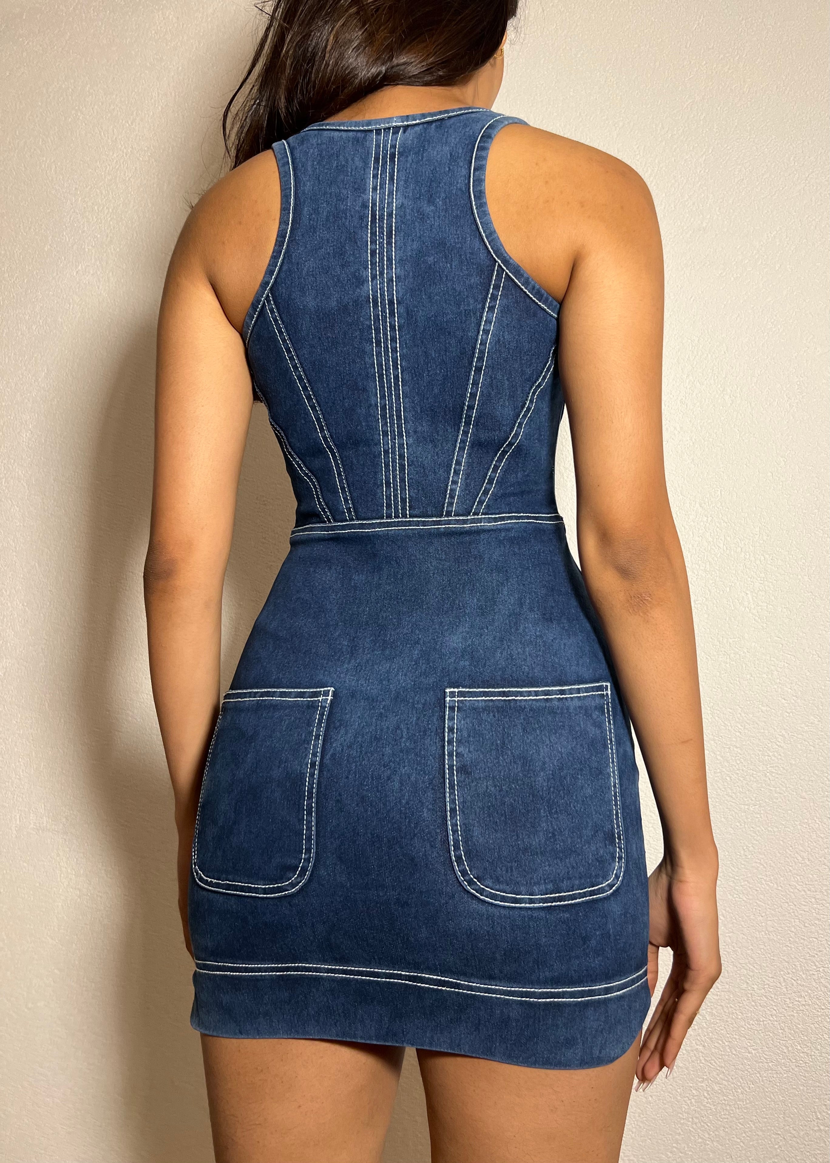 SERENA DENIM DRESS